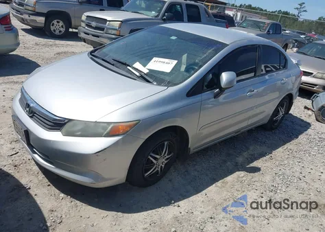 2012 Honda Civic Lx z USA, uszkodzony, nr VIN 19XFB2F50CE070922